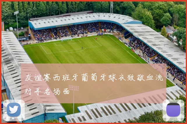 友谊赛西班牙葡萄牙球衣致敬血洗对手名场面